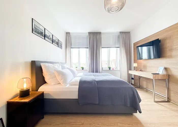 Luxus-Apartment in Leipzig mit Privat-Parkplatz